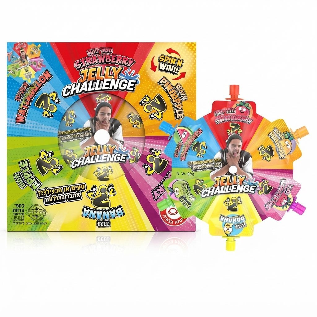 ממתק אתגר הרולטה גלי ענק 90 גרם