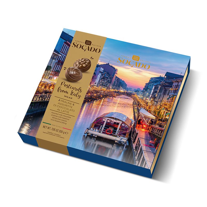 סוקאדו בונבוניירה ורונה שוקולד חלב מעורב 200 גרם
