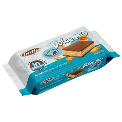 עוגות ספוג במילוי קרם אפרסק 250 גרם