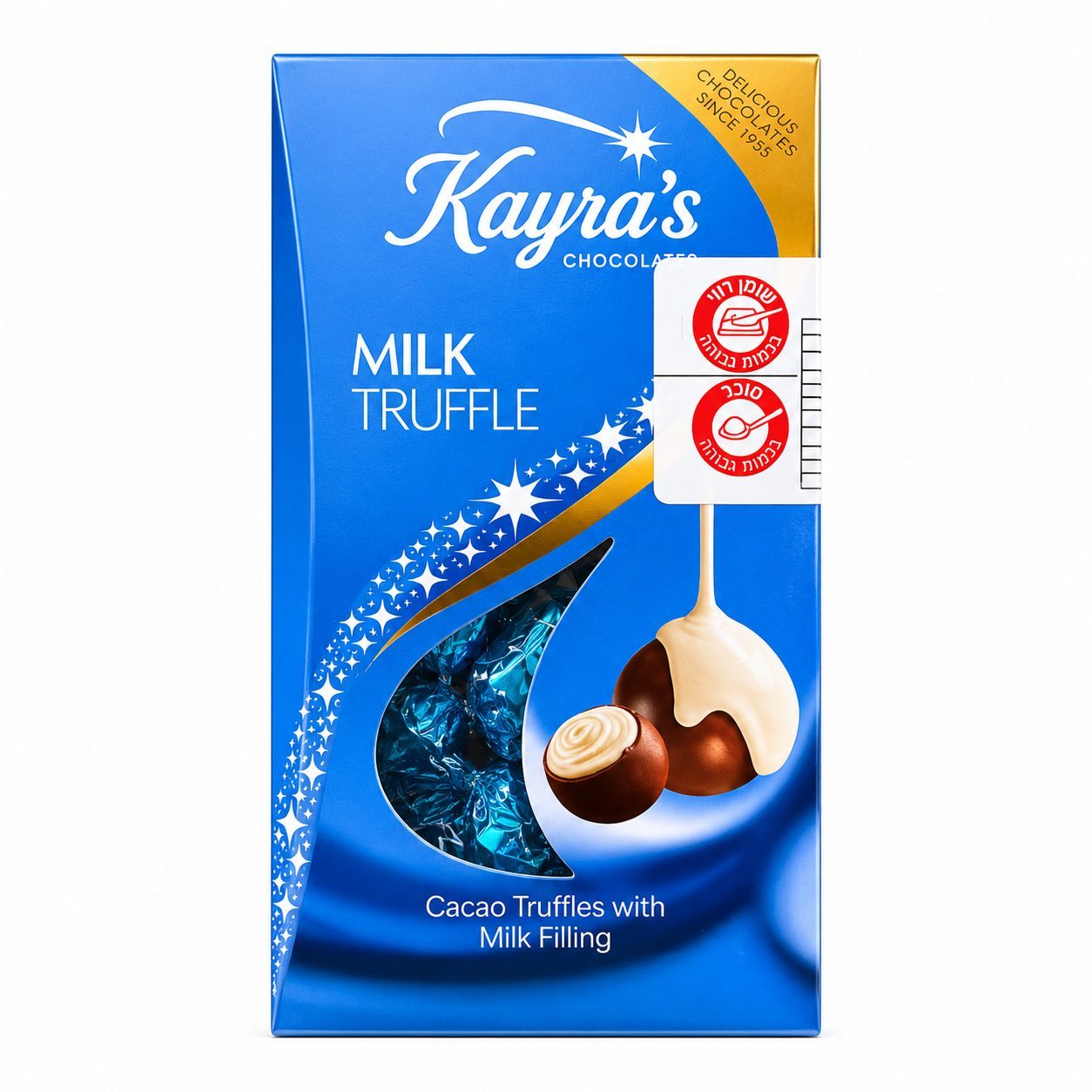 Kaynas טראפל קקאו בטעם חלב 120 גרם