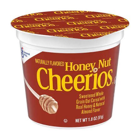 Honey Cheerios דגני בוקר בטעם דבש ושקדים בכוס 51 גרם